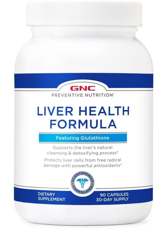 GNC Preventive Nutrition Liver Health Formula - 90 Capsules