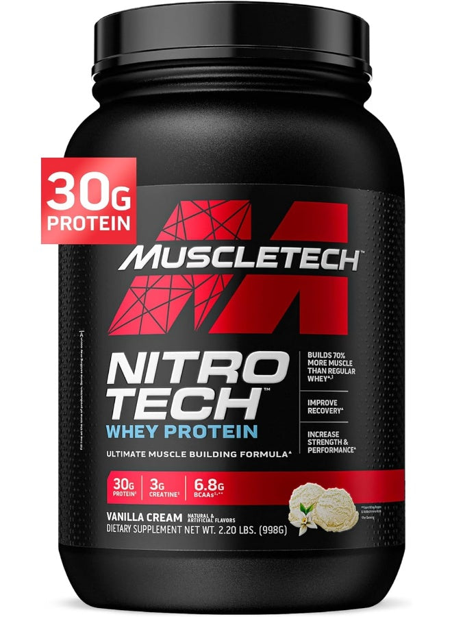 MuscleTech Nitro Tech Vanilla Cream 2.2lbs