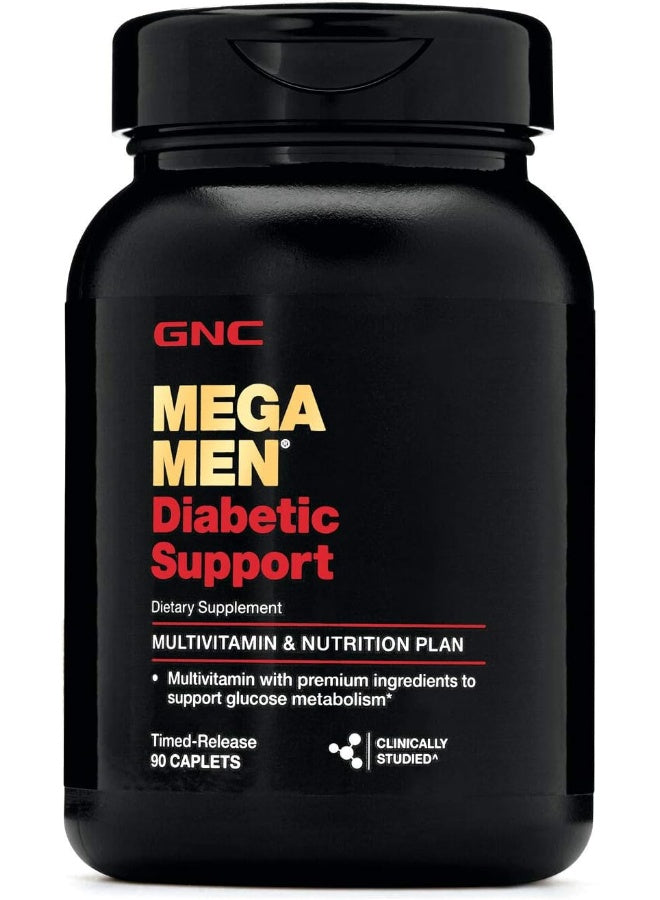 GNC Mega Men Diabetic Support 90 Caplets