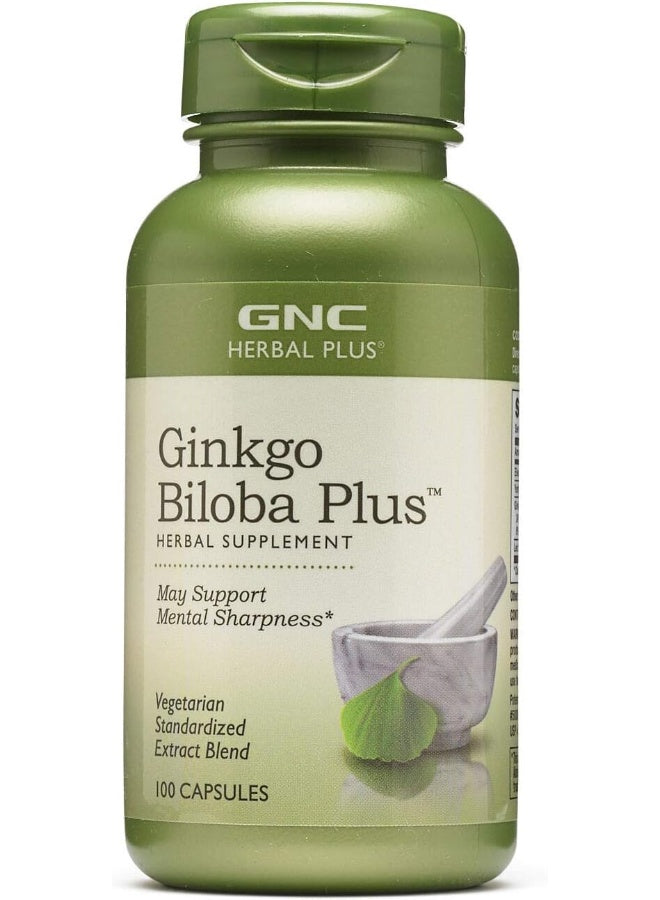 GNC Herbal Plus Ginkgo Biloba Plus