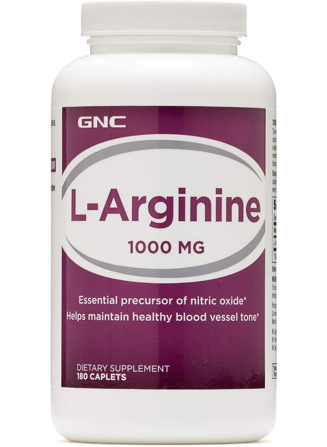 GNC L-arginine Nutritional Supplement (1000mg)