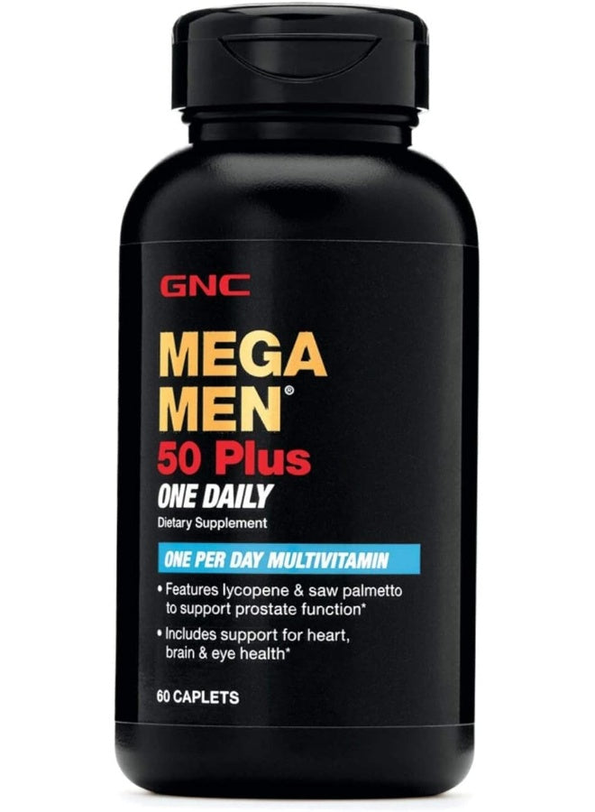 GNC Mega Men 50 Plus One Daily, 60 caps