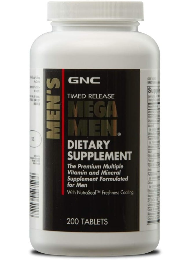 GNC Men's Mega Men TR - 200 Tablets