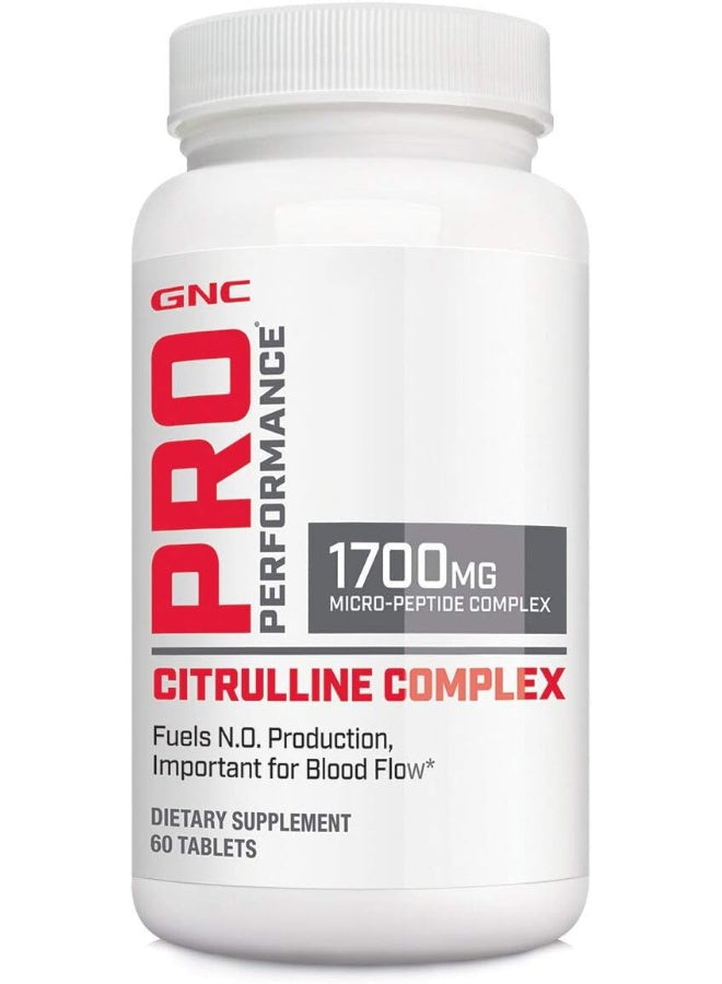 GNC Pro Performance Citrulline Complex - 60 قرصًا