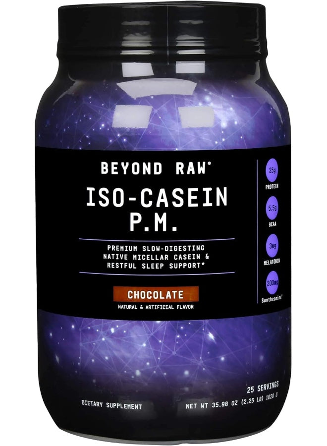 GNC BEYOND RAW ISO CASEIN P.M. CHOCOLATE