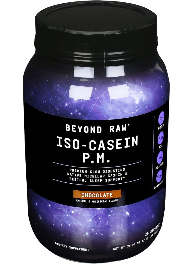 GNC BEYOND RAW ISO CASEIN P.M. CHOCOLATE