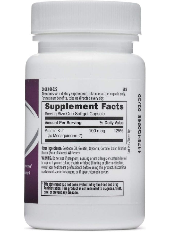 GNC VITAMIN K-2 100 MCG