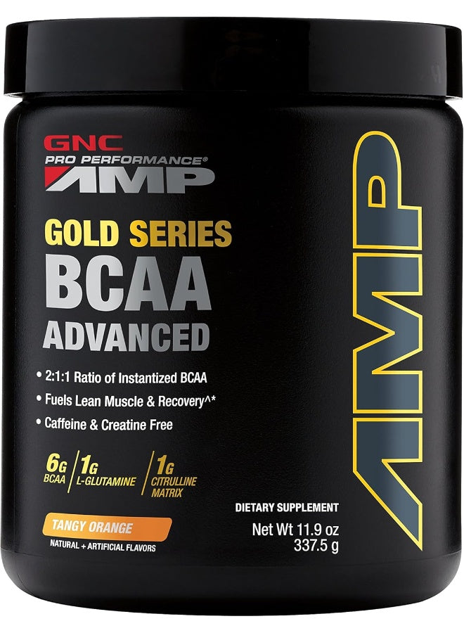 GNC Pro Performance AMP Gold Series BCAA Advanced - برتقالي لاذع