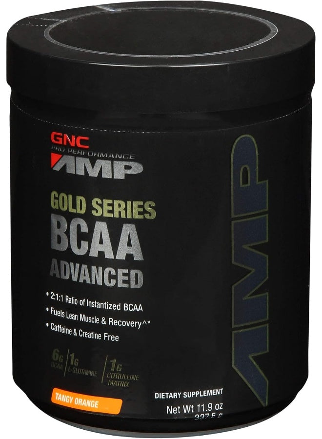 GNC Pro Performance AMP Gold Series BCAA Advanced - برتقالي لاذع