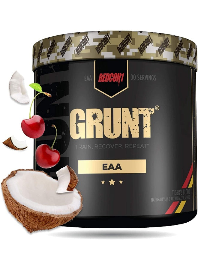 REDCON1 Grunt، كل عبوة، 30 حصة، مكمل غذائي للتعافي (دم النمر)