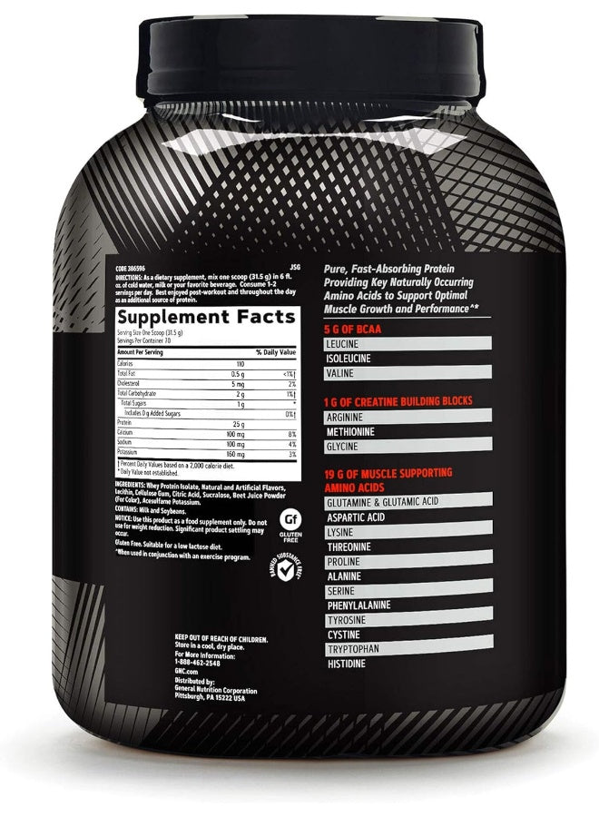 GNC AMP Pure Isolate Strawberry