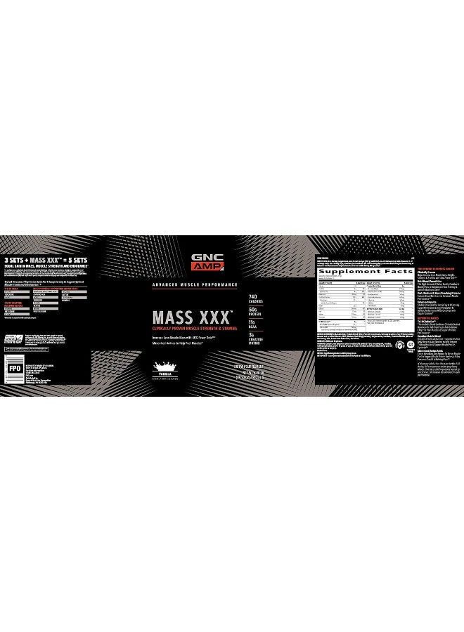 GNC AMP MASS XXX - فانيليا