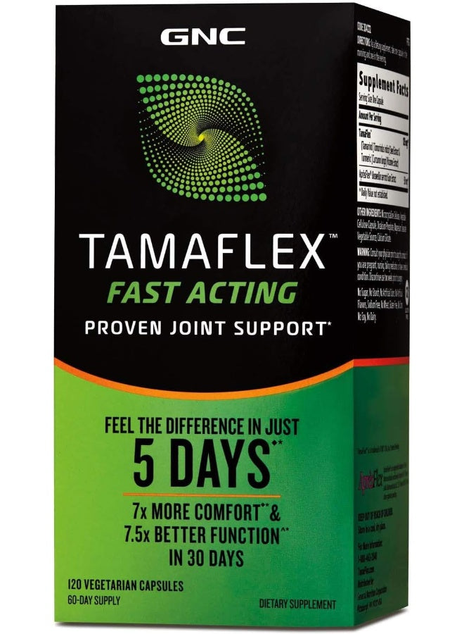 GNC TamaFlex سريع المفعول - 120 كبسولة