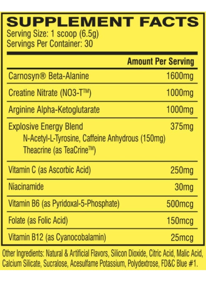 مسحوق ما قبل التمرين الأصلي Cellucor C4 Icy Blue Razz