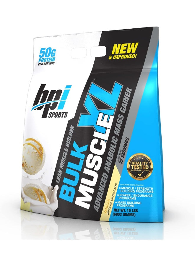 مكمل غذائي BPI SPORTS BULK MUSCLE XL GAINER - فانيليا