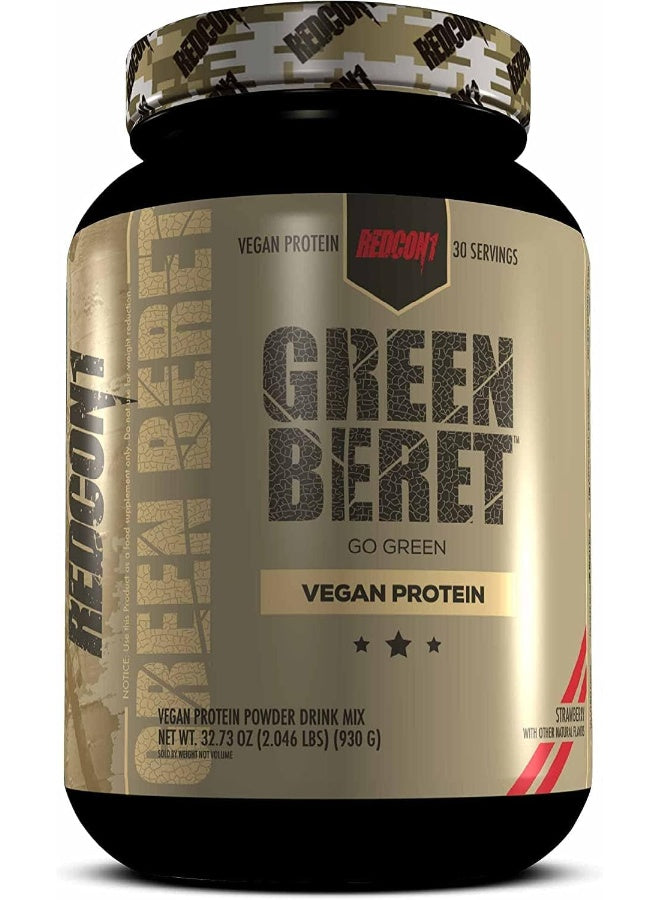 REDCON1 Green Beret Vegan Protein - Strawberry