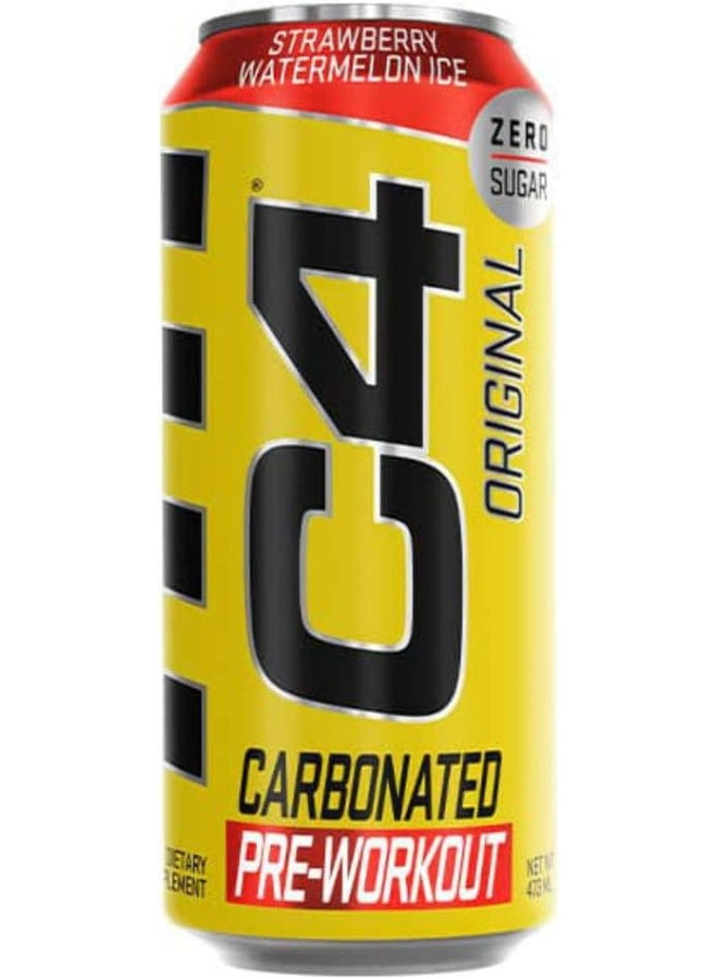 Cellucor C4 Original OTG Carbonated, Strawberry Watermelon, 16 oz
