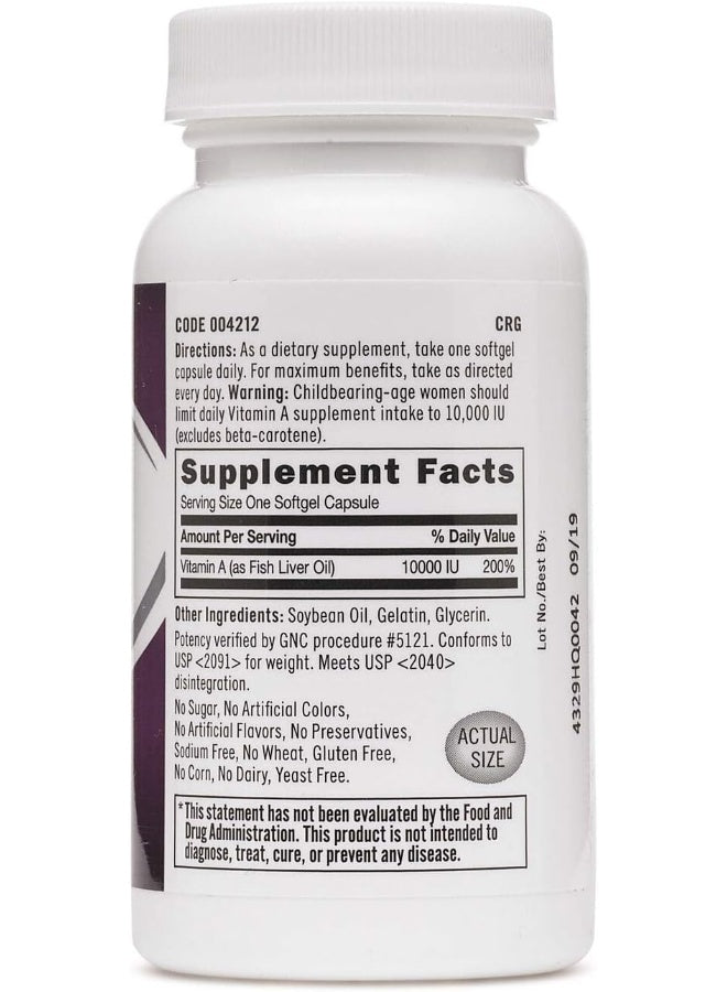 GNC Vitamin A 10000 IU