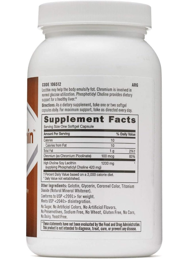 GNC Triple Lecithin with Chromium Picolinate