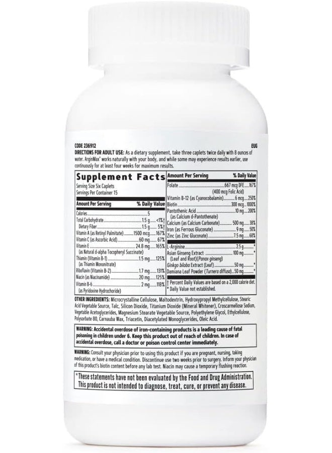 GNC Women's Arginmax® Multivitamin - 90 Caplets