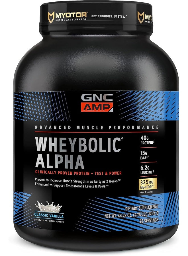 مسحوق بروتين GNC AMP Wheybolic Alpha مع MyoTOR