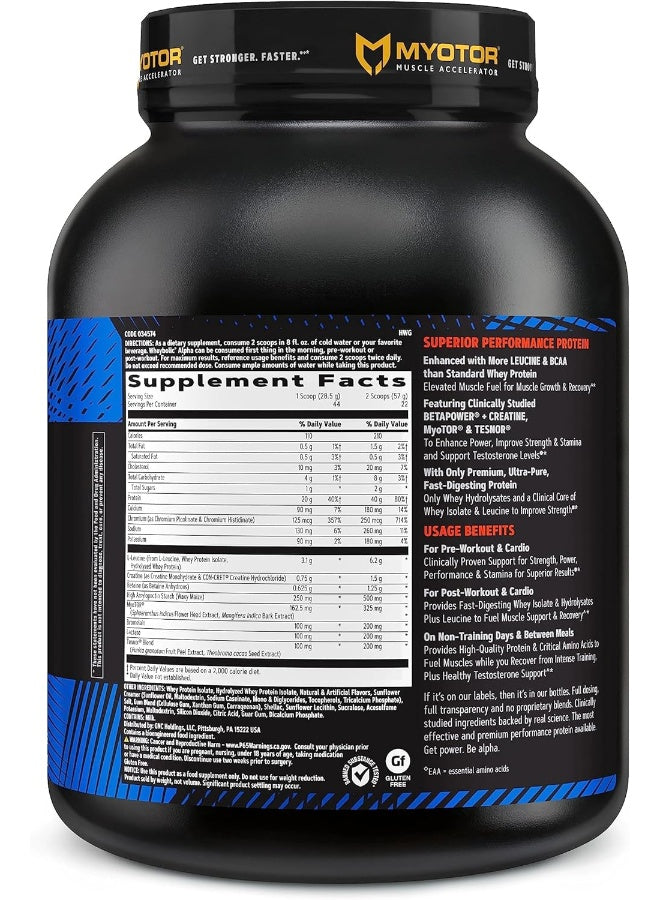 مسحوق بروتين GNC AMP Wheybolic Alpha مع MyoTOR