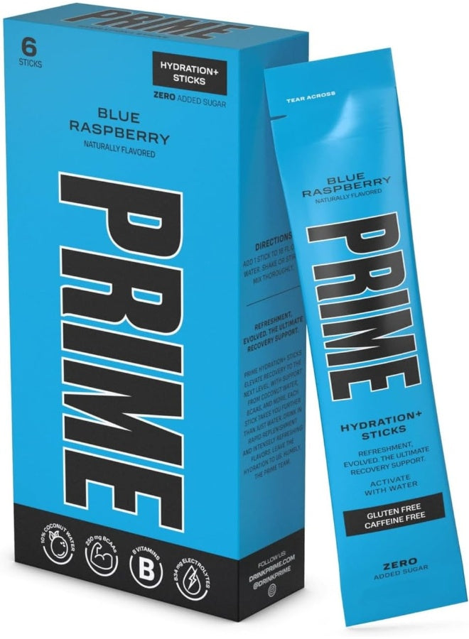 Prime Blue Raspberry Hydration Sticks 9.71 g