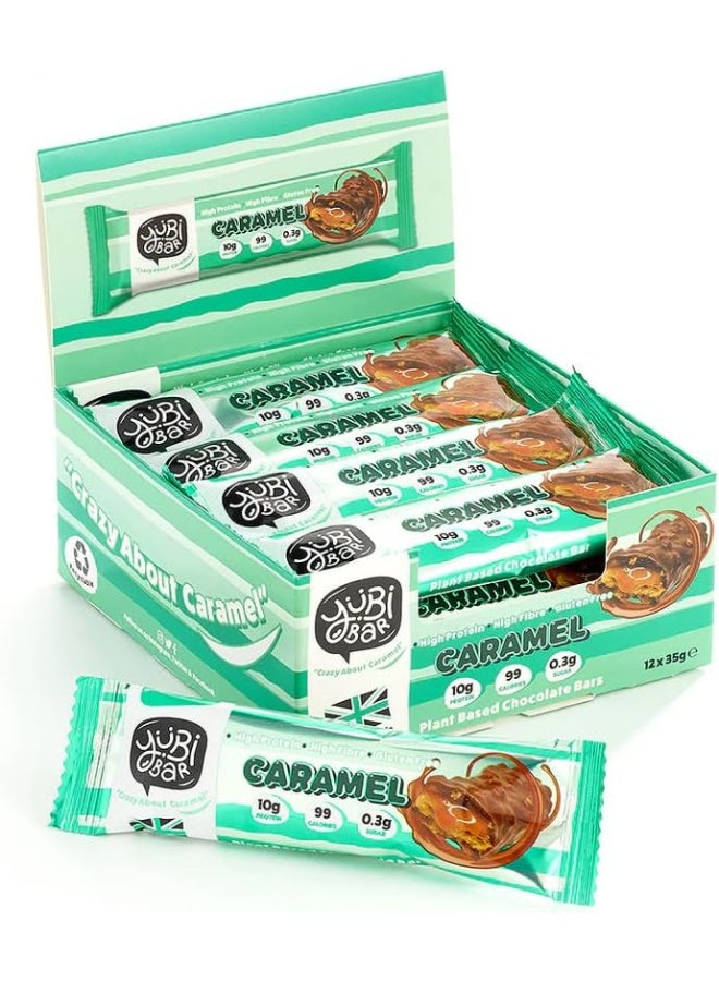 Yubi Bar Plant Based Chocolate Protein Bar Caramel