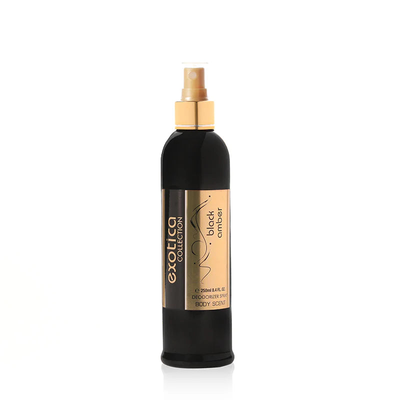 EXOTICA BLACK AMBER BODY SCENT 250ML