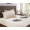 Comfy 3Pcs King Size Flat Cotton Bedsheet set - Cream