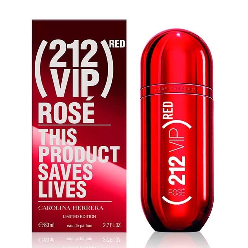 Carolina Herrera 212 Vip Rose Red Limited Edition Eau De Parfum For Her 80Ml