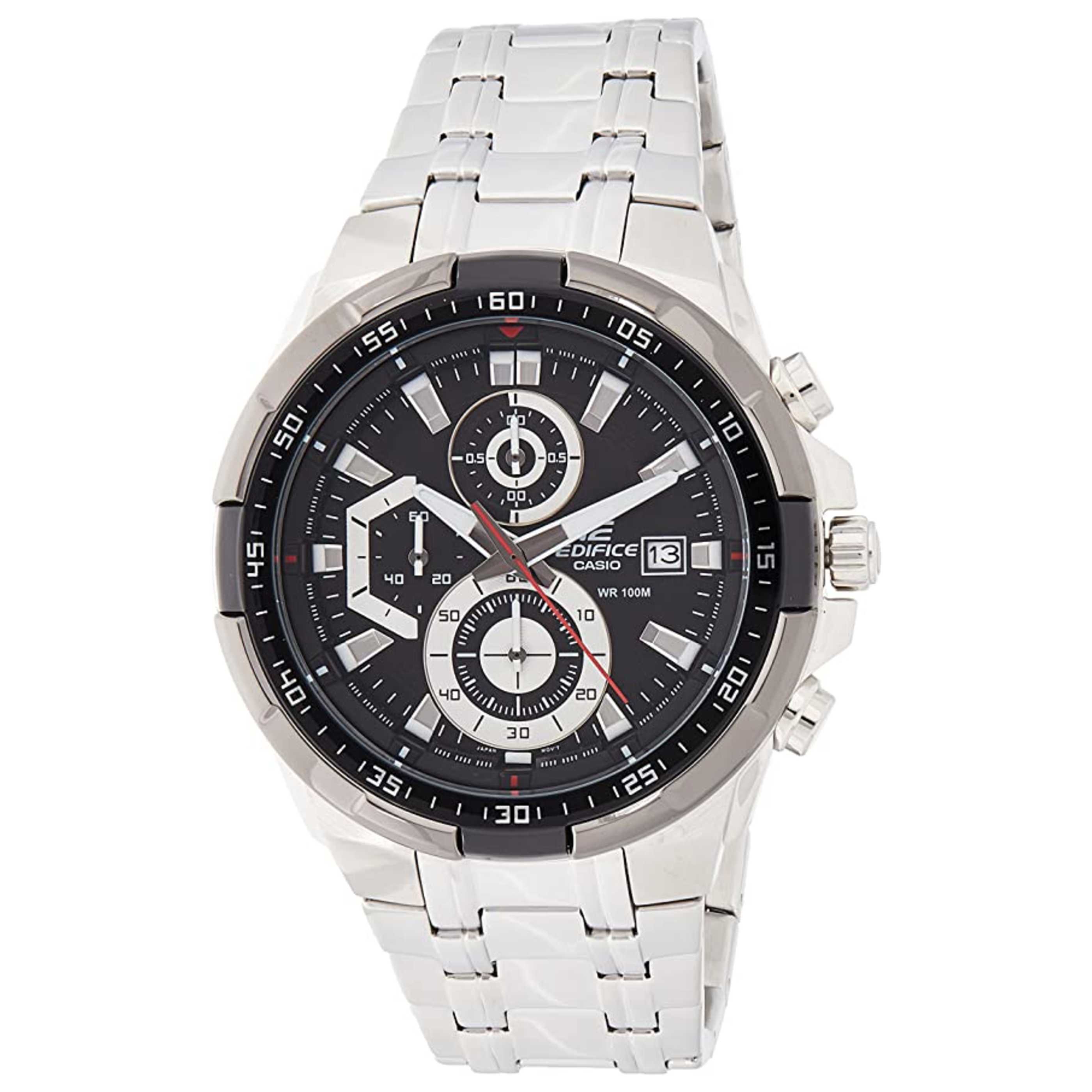 Casio Edifice Chronograph Quartz Black Dial Men's Watch
