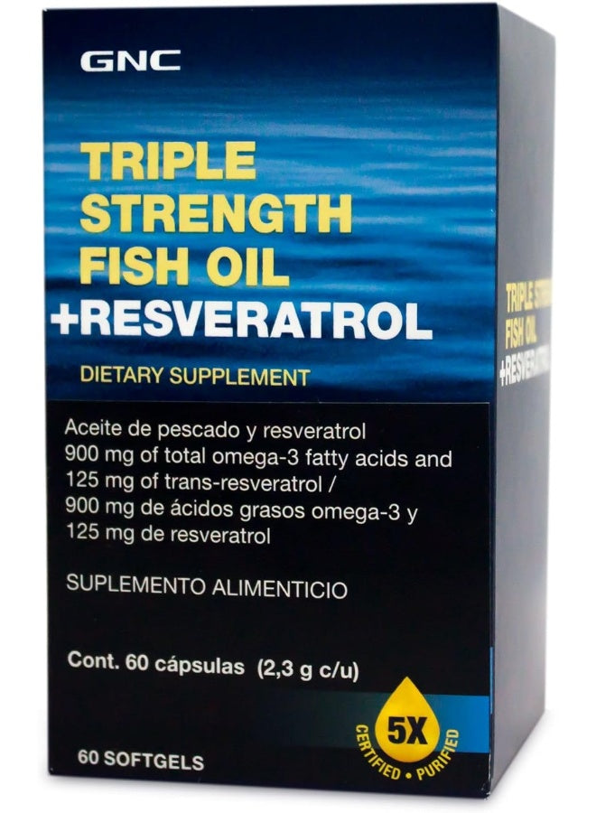 Triple Strength Fish Oil + Resveratrol