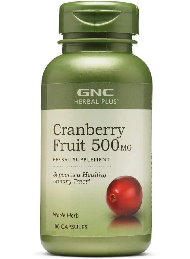 Herbal Plus Whole Herb Cranberry 500Mg 100 Capsules