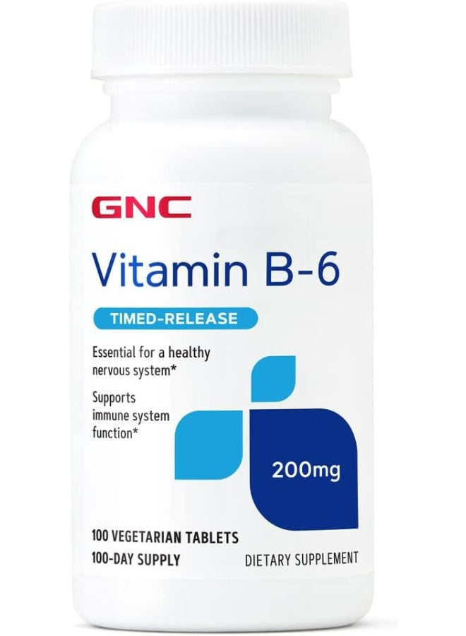 Vitamin B-6 Time Release 200 Mg