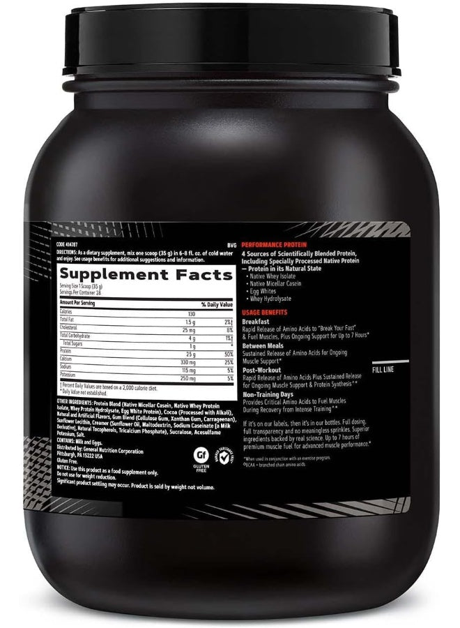 Sustained Protein Blend Chocolate Milkshake