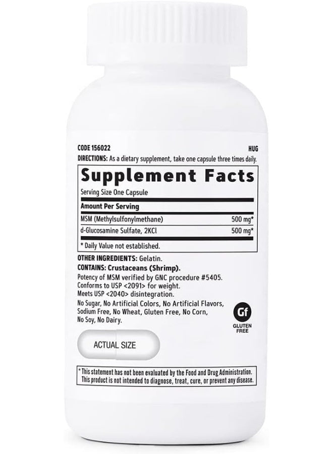 Msm/Glucosamine 500 Mg
