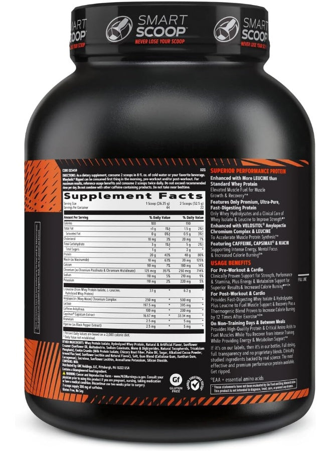 Wheybolic Ripped Targeted Muscle Building And Workout Support Formula