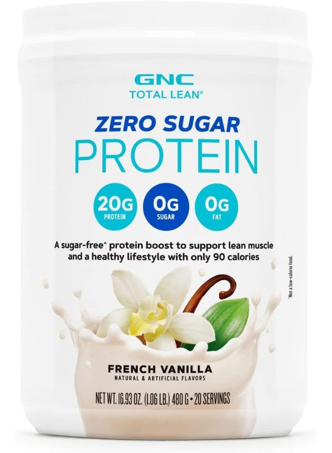 Total Lean Zero Sugar Protein Drink French Vanilla 20 Svg