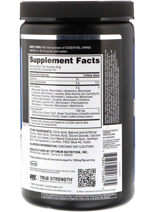 Amino Energy Blue Rasp 30/Serv
