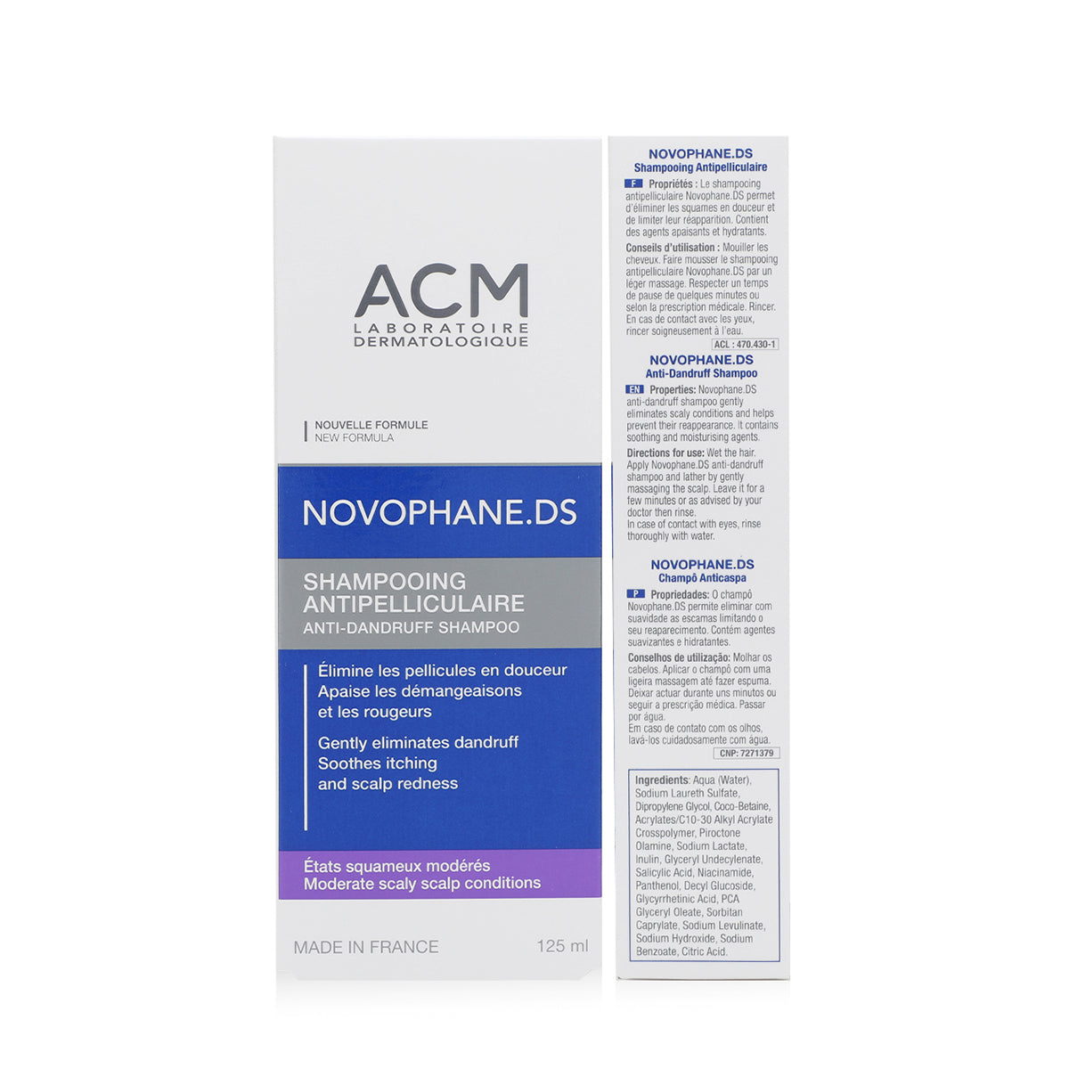ACM Novophane DS Anti-Dandruff Shampoo 125 ml