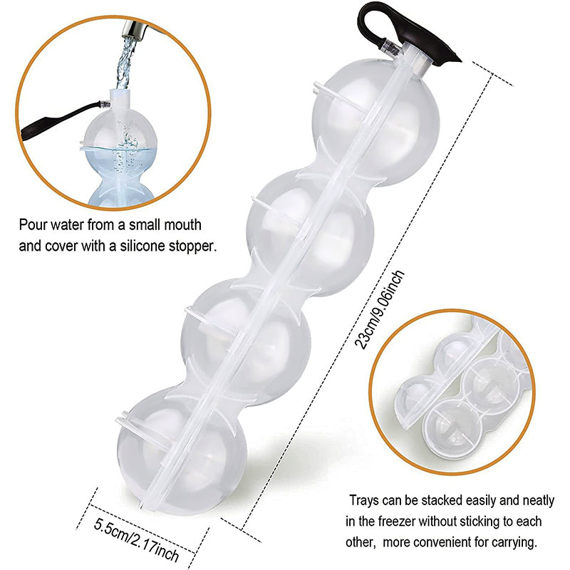 Ball Ice Molds Sphere Round Ball Ice Cube Maker