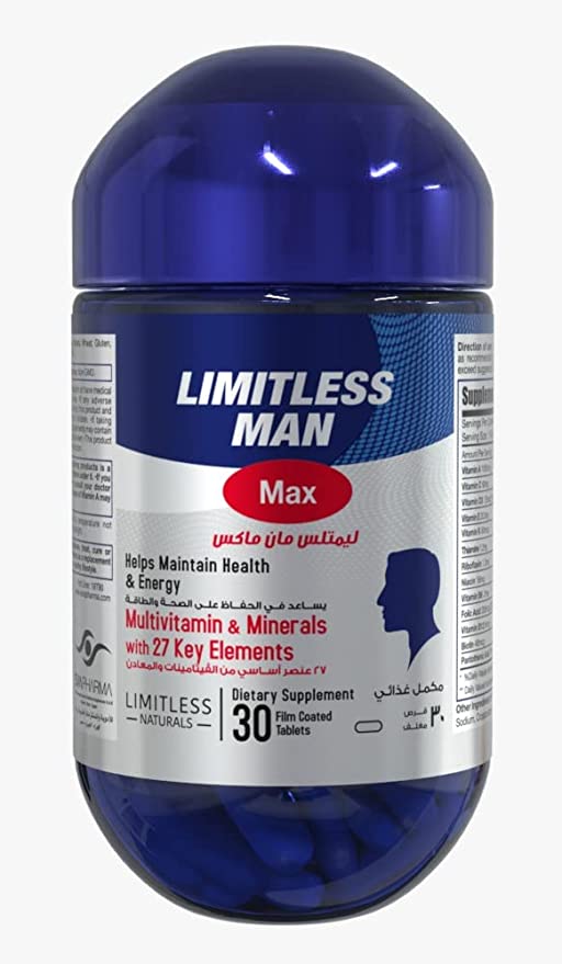 Limitless Manmax M.Vit & Minerals Tab 30S