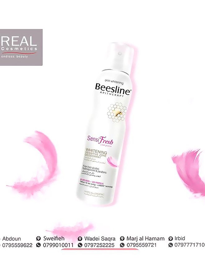 Beesline Sensifresh Whitening Deodorant Spray White/Pink/Black 150ml
