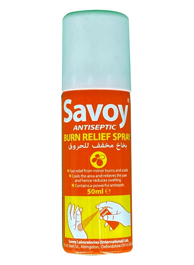 Savoy Antiseptic Burn Relief Spray 50ml