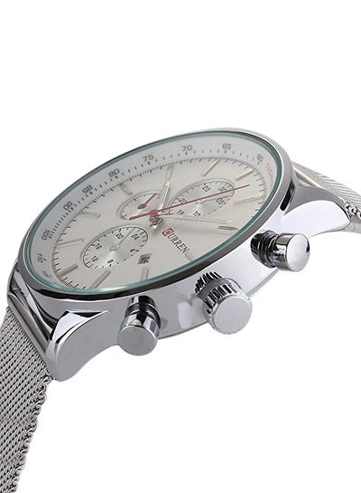 Men's Waterproof Stainless Steel Sports Analog Watch 8227