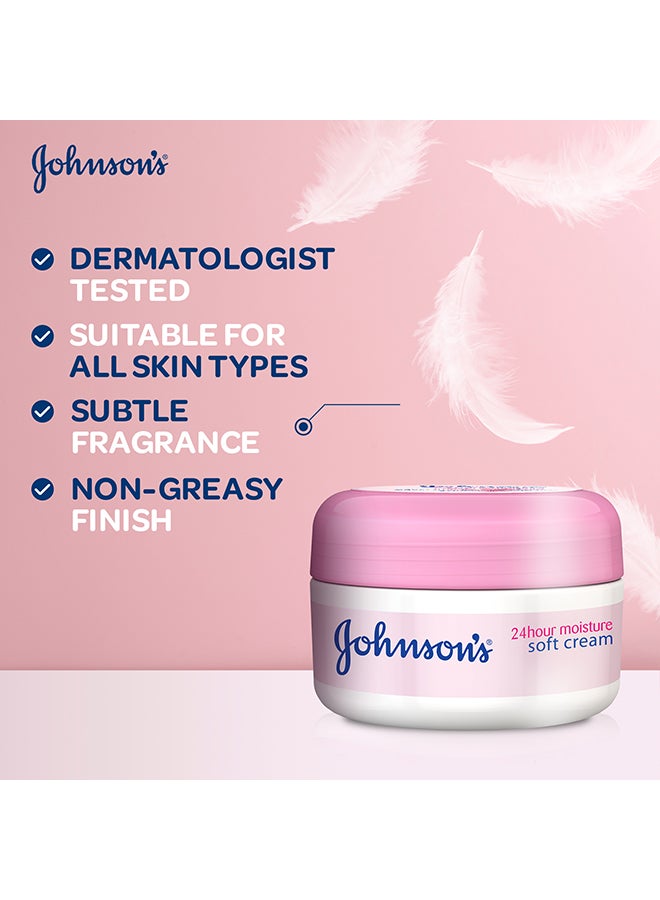 Johnson's Body Cream 24 Hour Moisture Soft 300ml