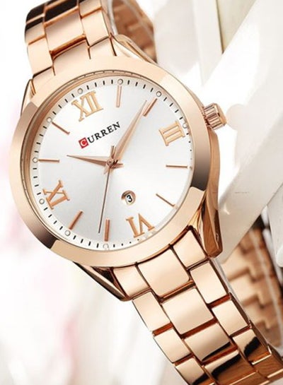 Women's Water Resistant Analog Watch 9007MMB - 38 mm - Gold