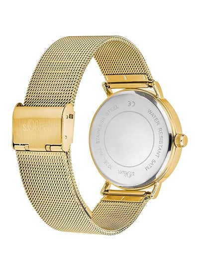 men Water Resistant Analog Watch 8238JB - 43 mm - Gold