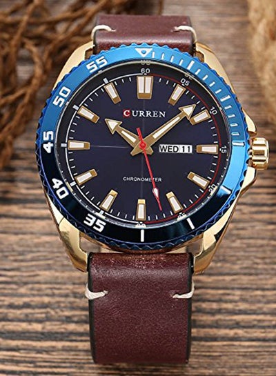 Men's Waterproof Analog Watch WT-CU-8272-BL
